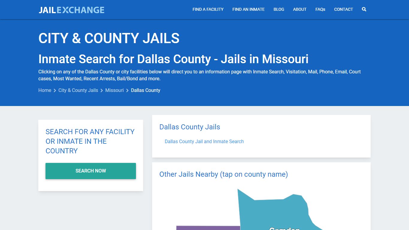 Inmate Search for Dallas County | Jails in Missouri - Jail Exchange
